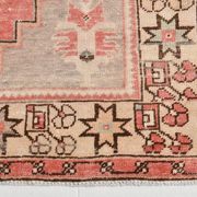 4x8 Vintage Soft Red & Samon Beige Turkish Handwoven Vintage Rug,177x230 Cm
