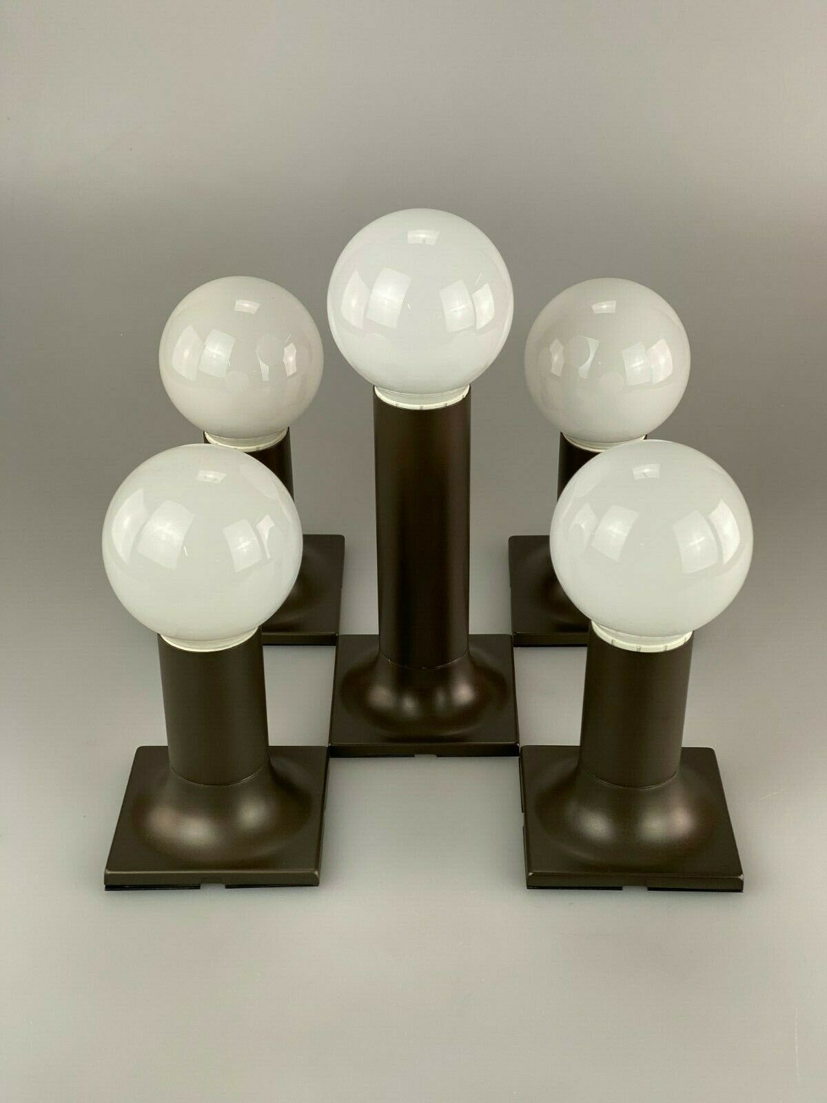 1960s 1970s tube wall lamps by Rolf Krüger for Staff