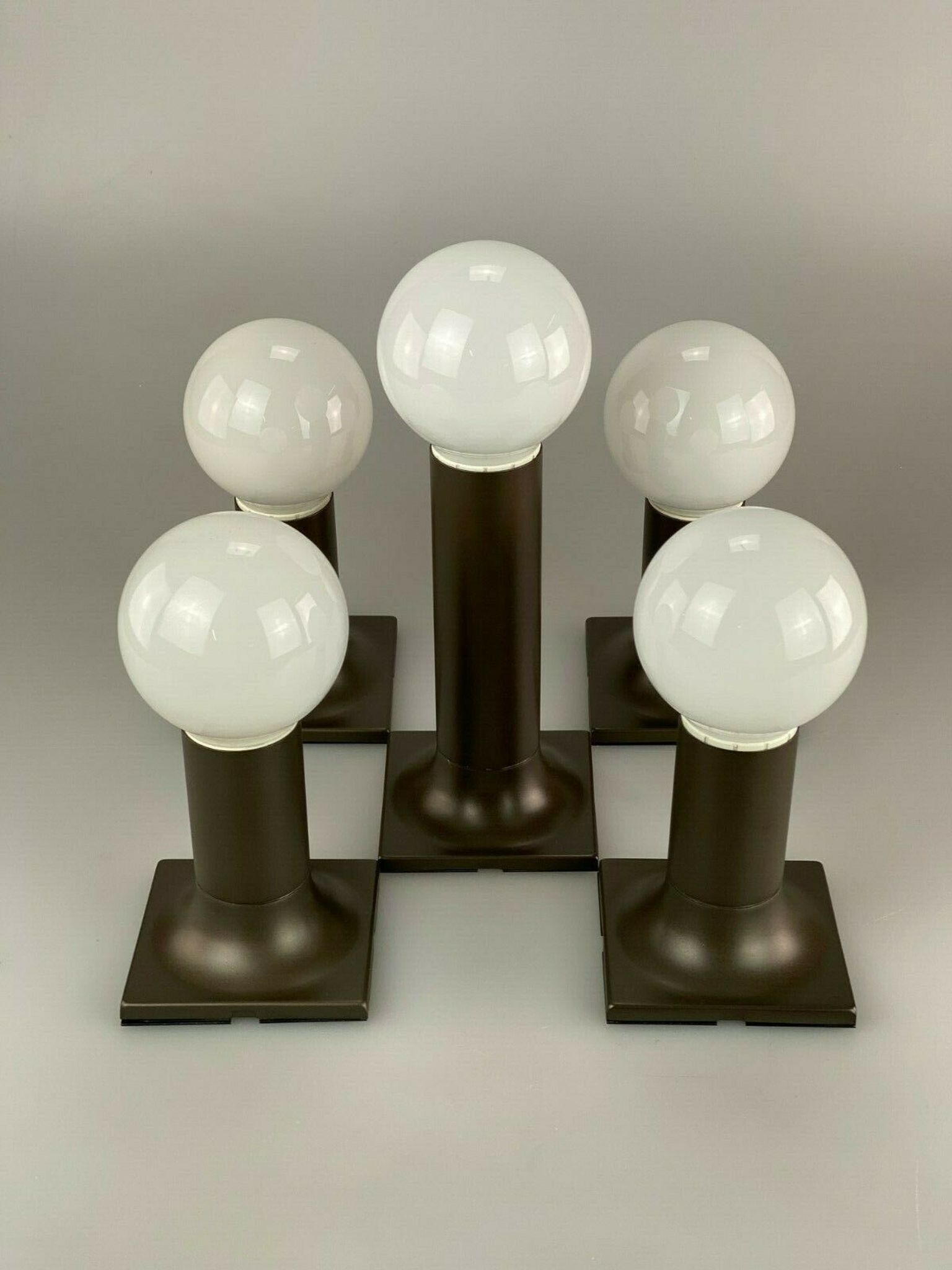 1960s 1970s tube wall lamps by Rolf Krüger for Staff