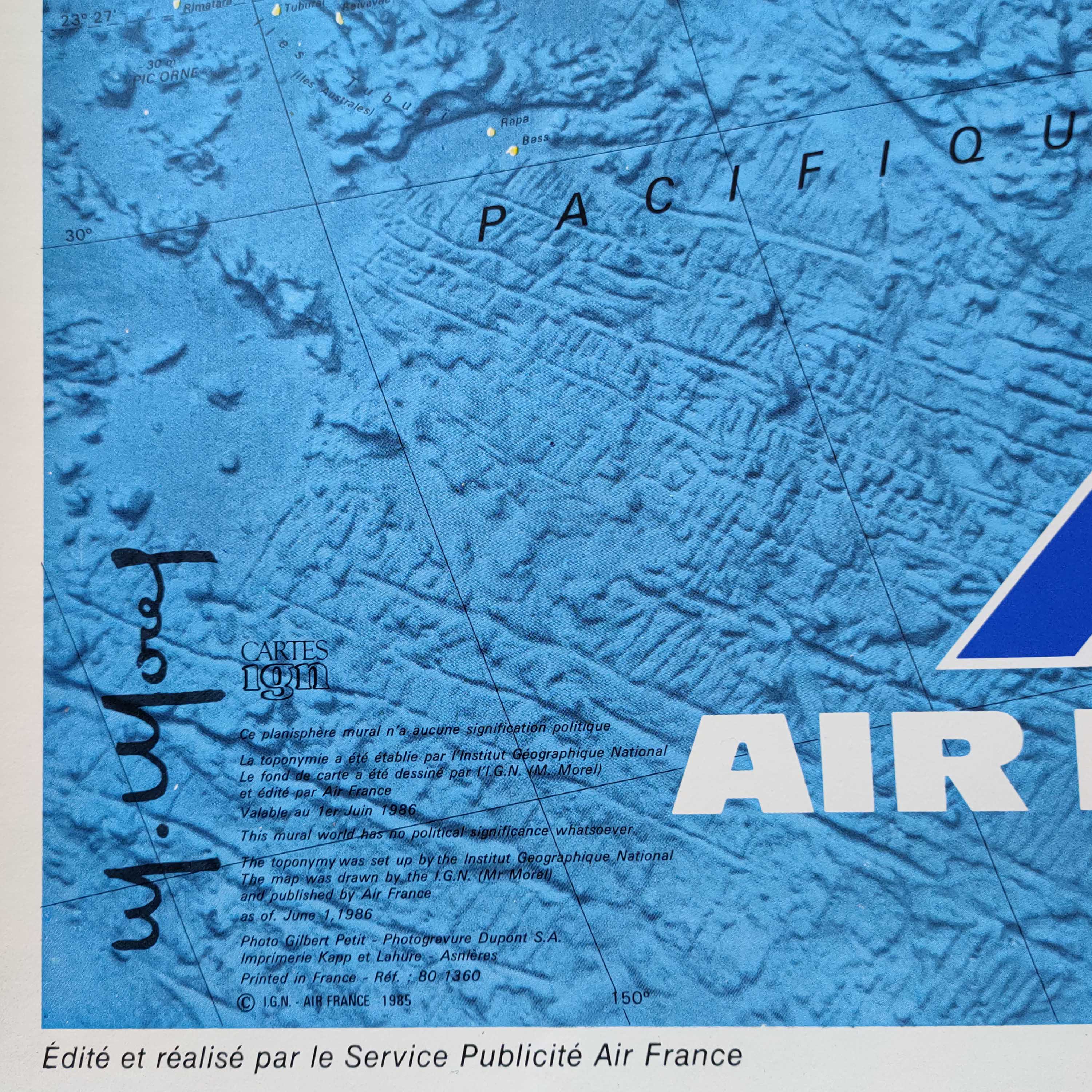 Air France map