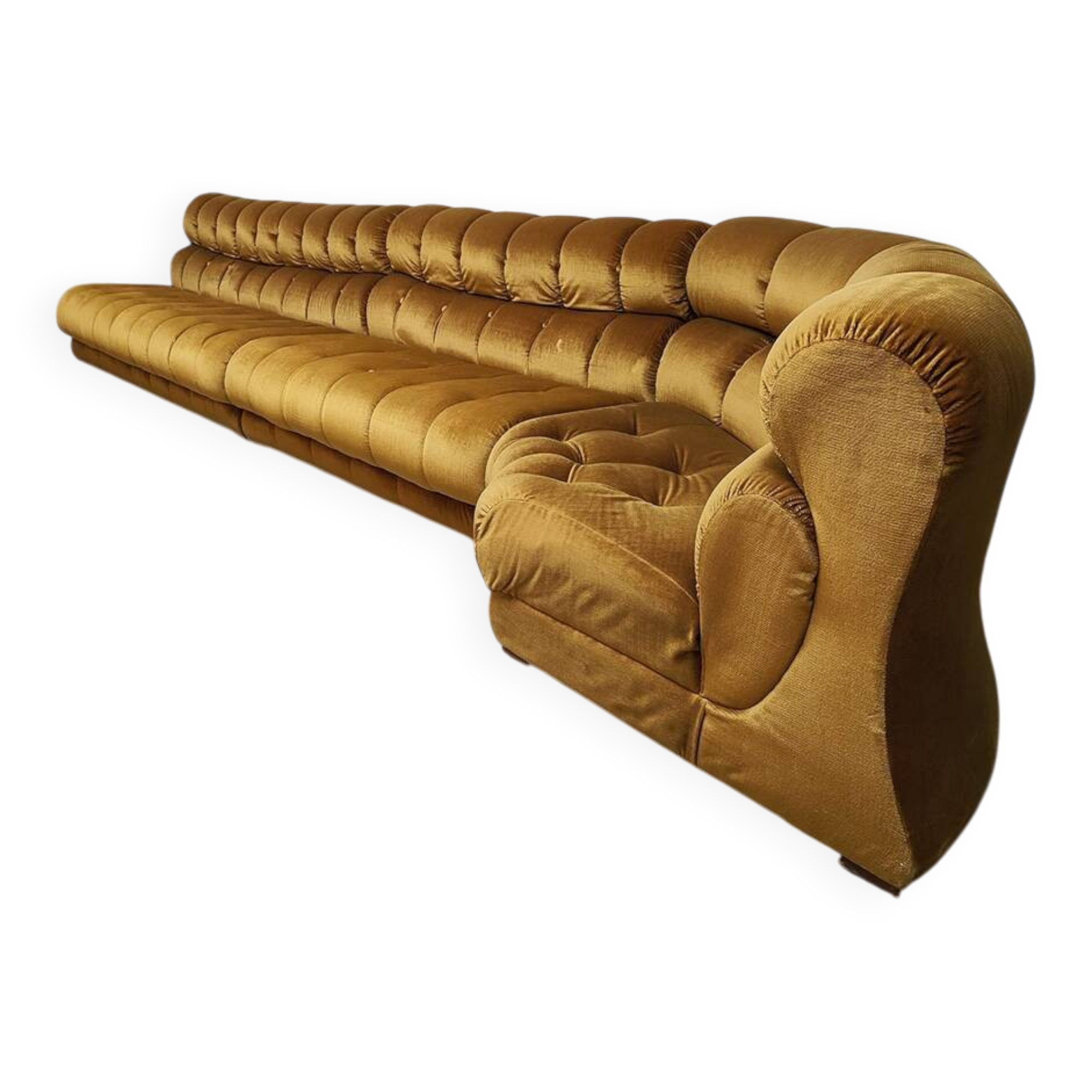 Midcentury modular sofa vintage 'Golden hour'