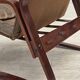 1970s, Norwegian lounge chair, brown furniture leather.