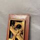 Ancient Carved Wood Panel China Decorated with Gilded Lacquer Flowers Leaf Pomegranate