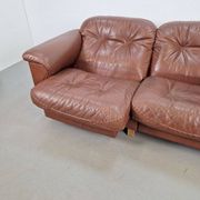 DS101 2-Seater Sofa in Leather from de Sede, 1970s