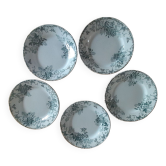 Assiettes terre de fer - Choisy le Roi- Floréal
