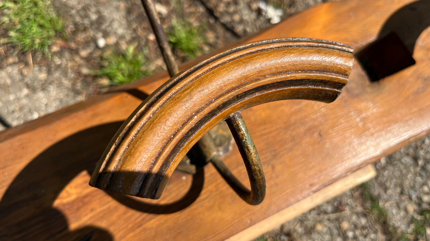 Vintage school coat rack