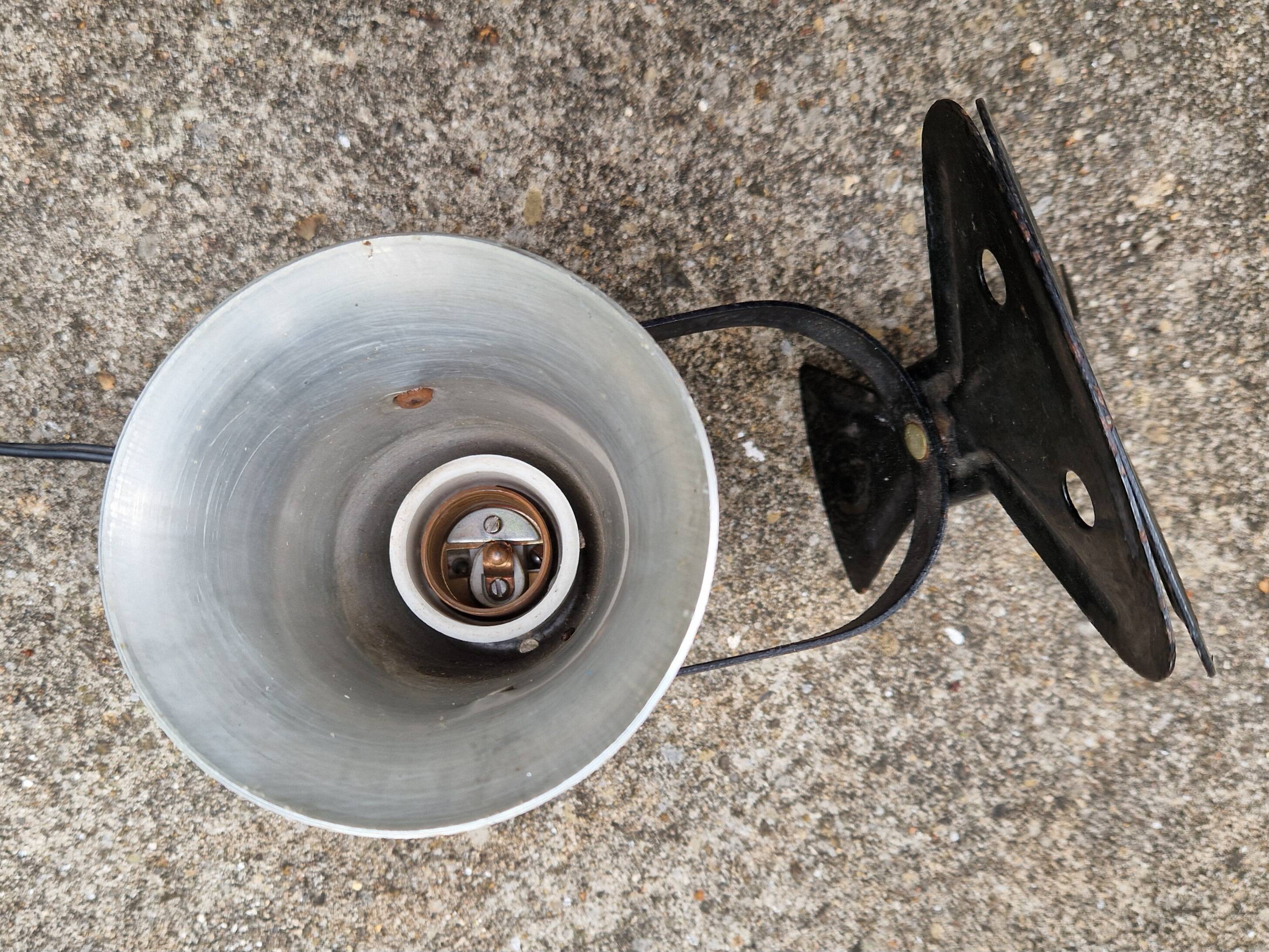 Small 1960s clamp spotlight