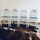 Series of 4 vintage chairs