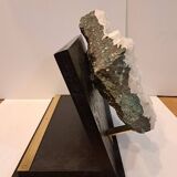 White quartz block on base