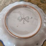 Nevers Montagnon earthenware plate
