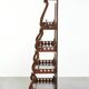 Elegant wooden  bookcase with a classic English look from the 20th century
