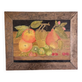 Nature morte, huile sur toile signée
