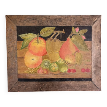 Still life, oil on canvas, signed