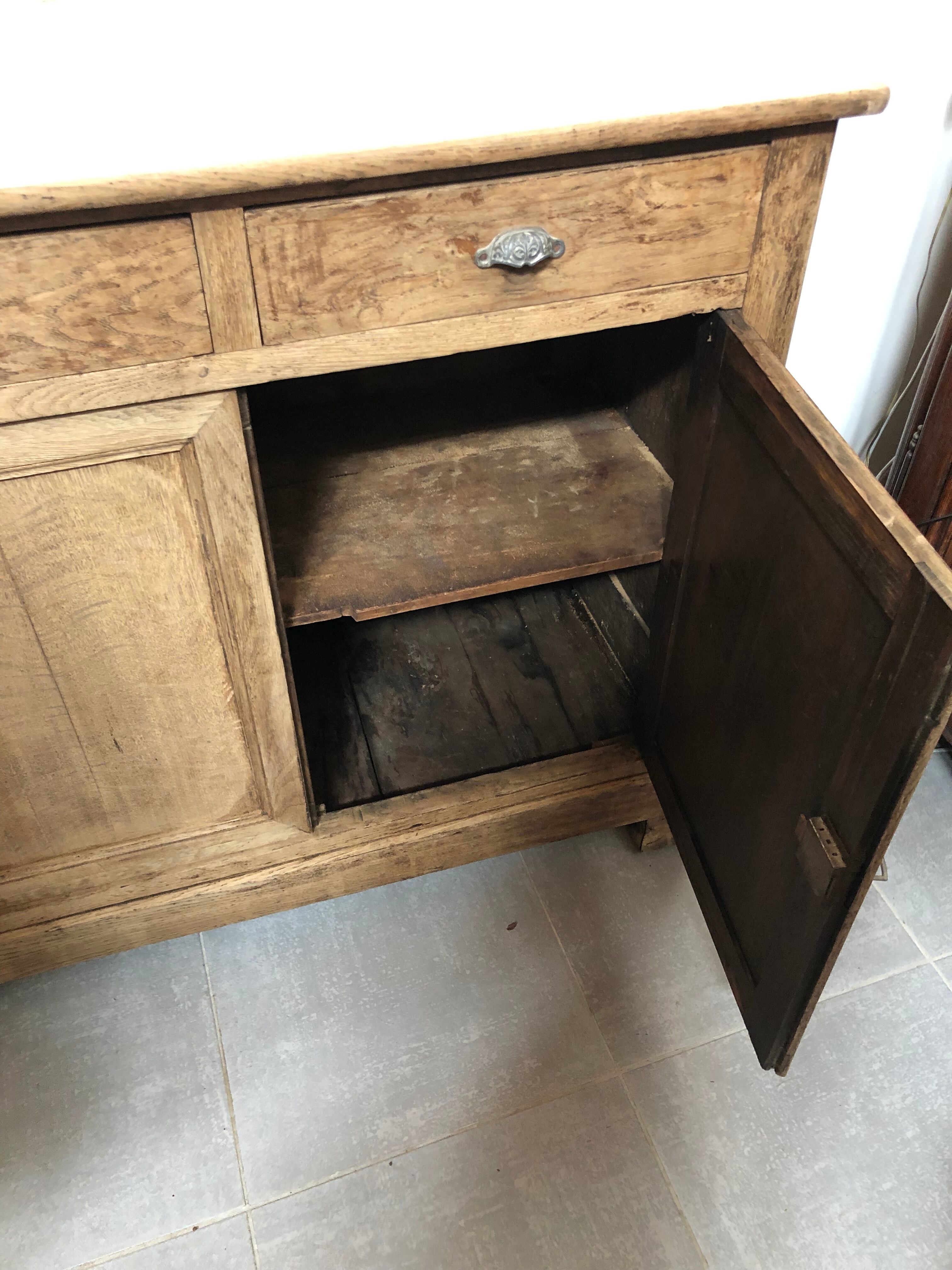 Parisian buffet in pickled oak