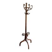 Thonet curved wood parrot coat rack