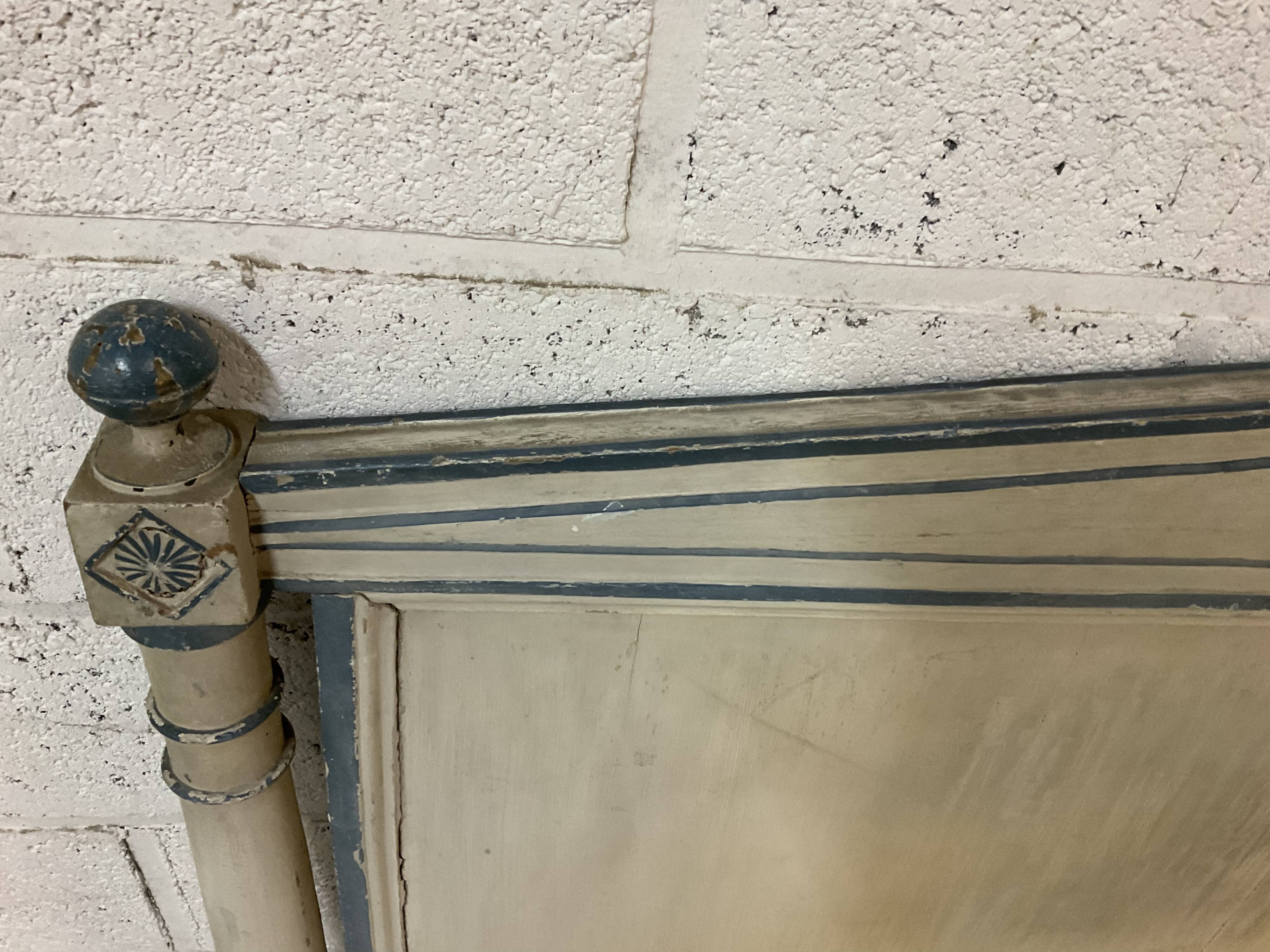 Directoire period headboard