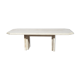 Coffee table in travertine