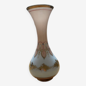 Old vintage Opaline vase