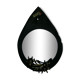 Miroir sur ardoise taillée main