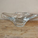 Coupe en cristal moulé signée Daum Nancy