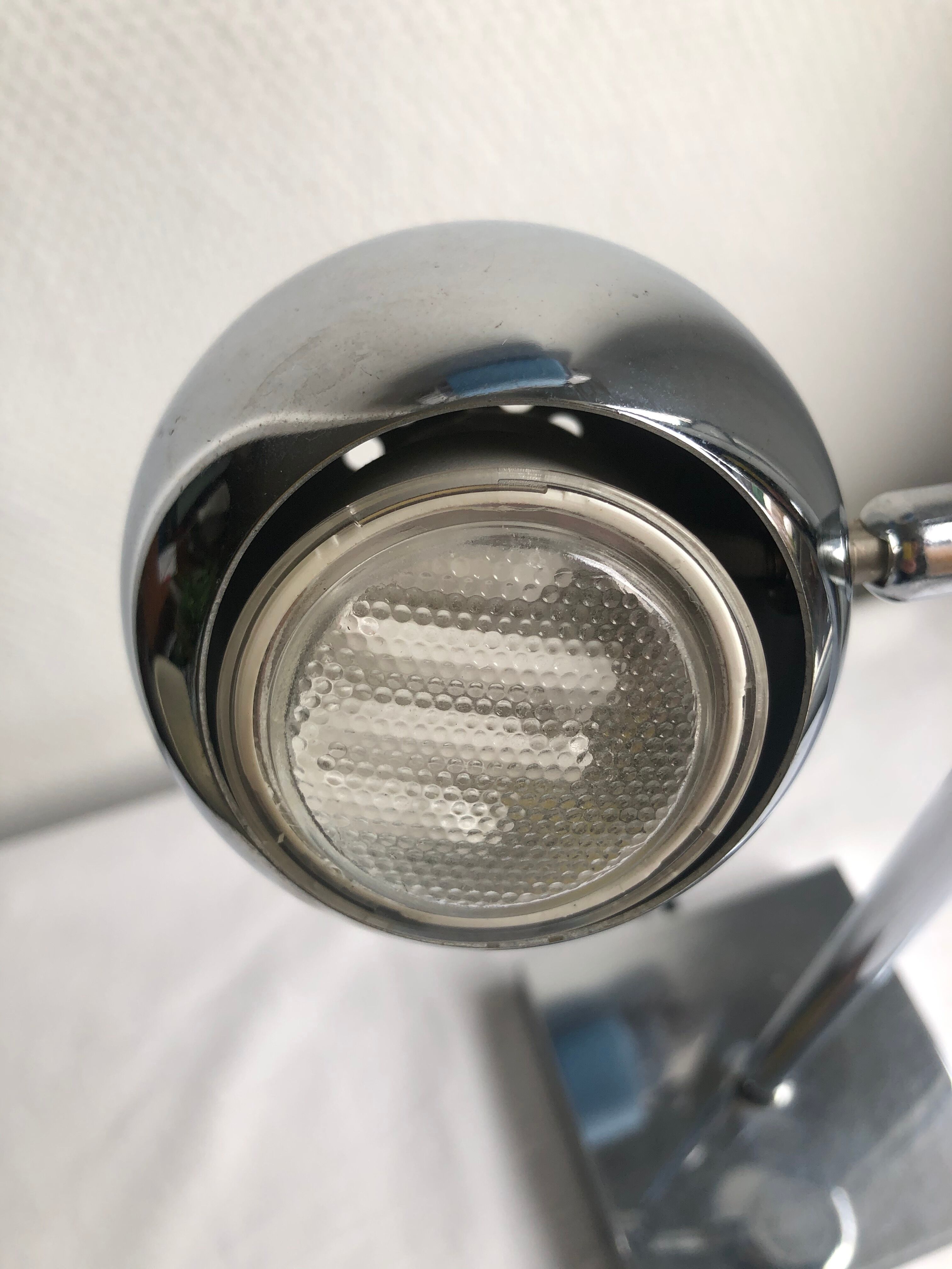 Hary chrome desk lamp, 1970