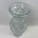 22cm moulded glass vase