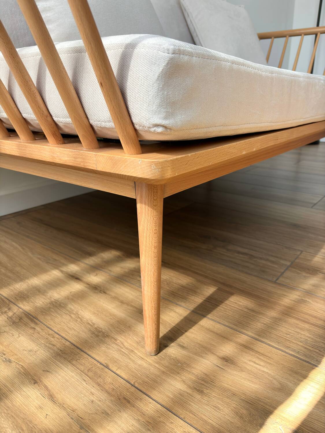 Garden furniture, vintage interior sofa bench