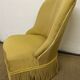Mustard toad armchair