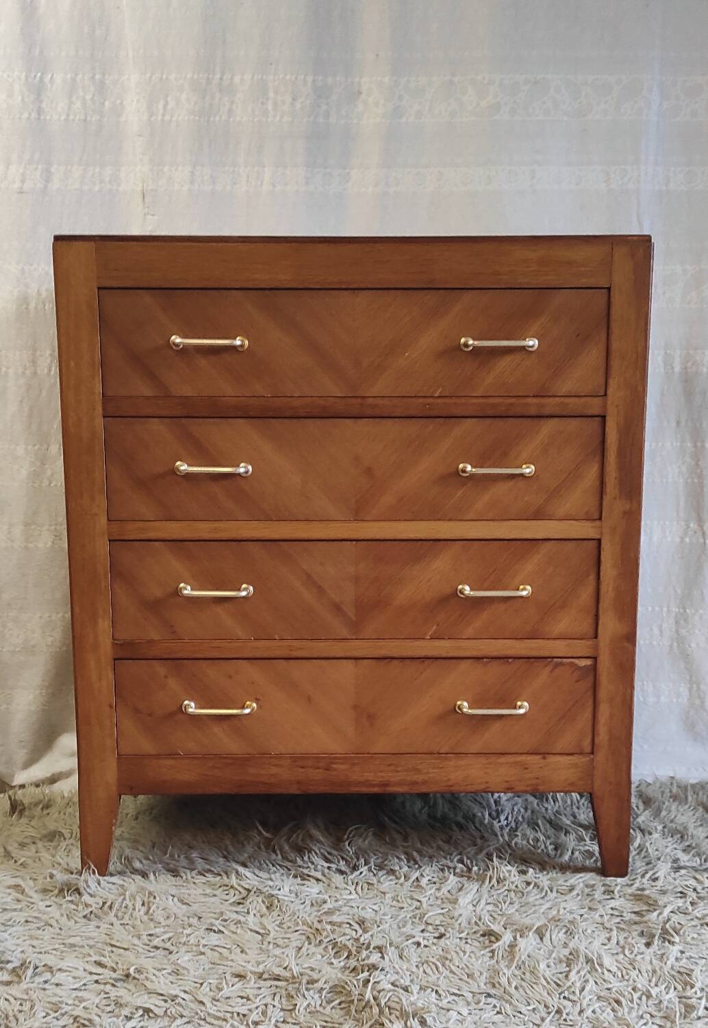 Vintage 4-drawer chest of drawers - 1960s
