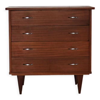 Vintage chest of drawers in teak 60