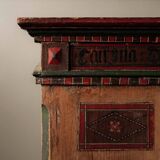 Armoire bavaroise peinte en pin massif – XVIIIᵉ siècle