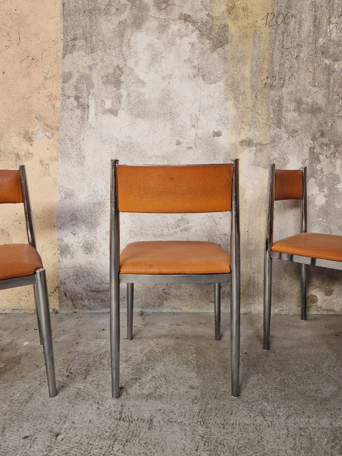 4 chaises vintage