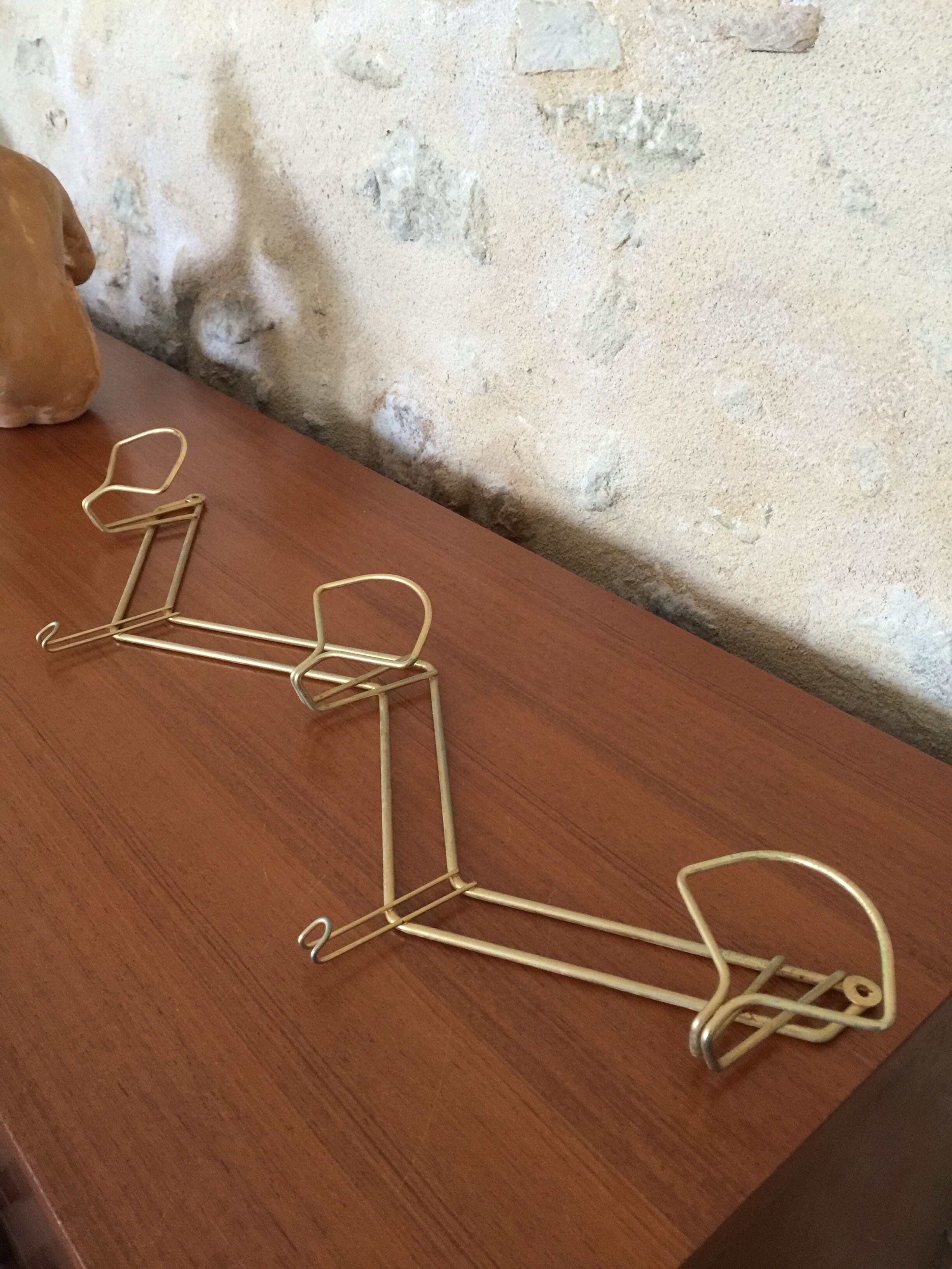 Vintage metal patère