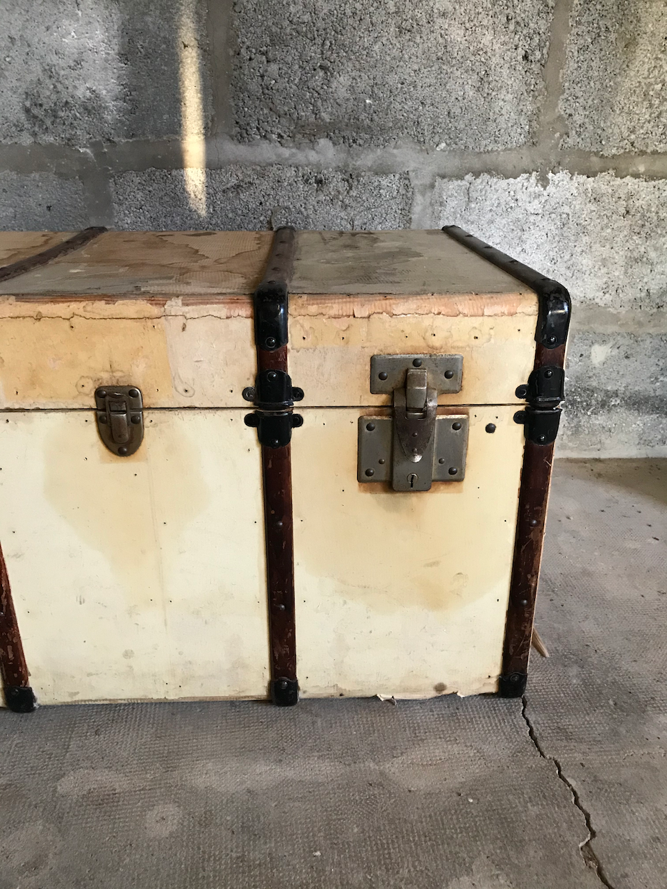 Old cabin trunk