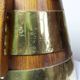 Large handcrafted wooden and brass via ferrata, traditional vintage style