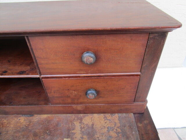 Old wooden desk