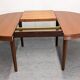 Scandinavian extendable teak round table from the 60s/70s.