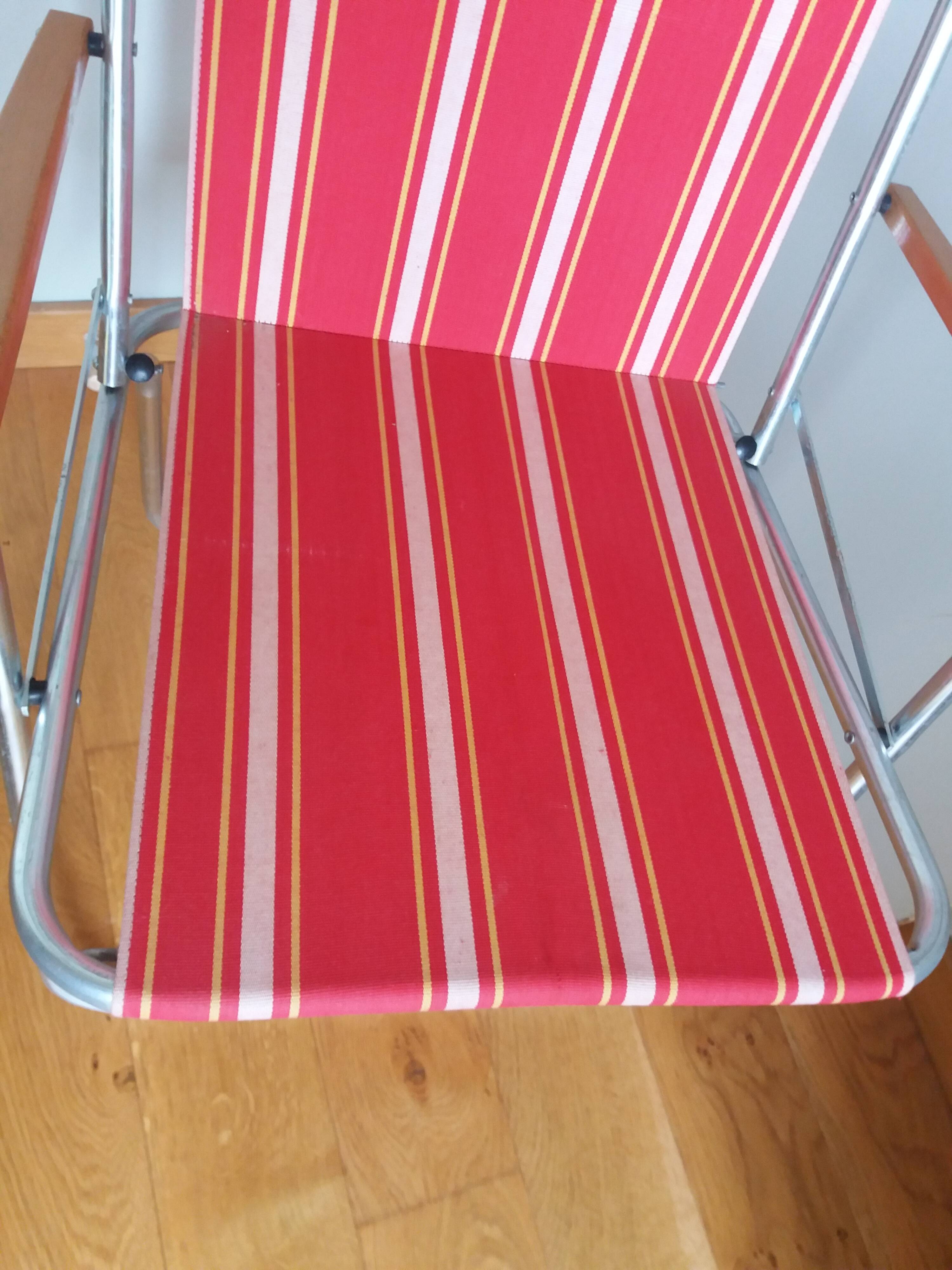 Folding garden or camping armchair