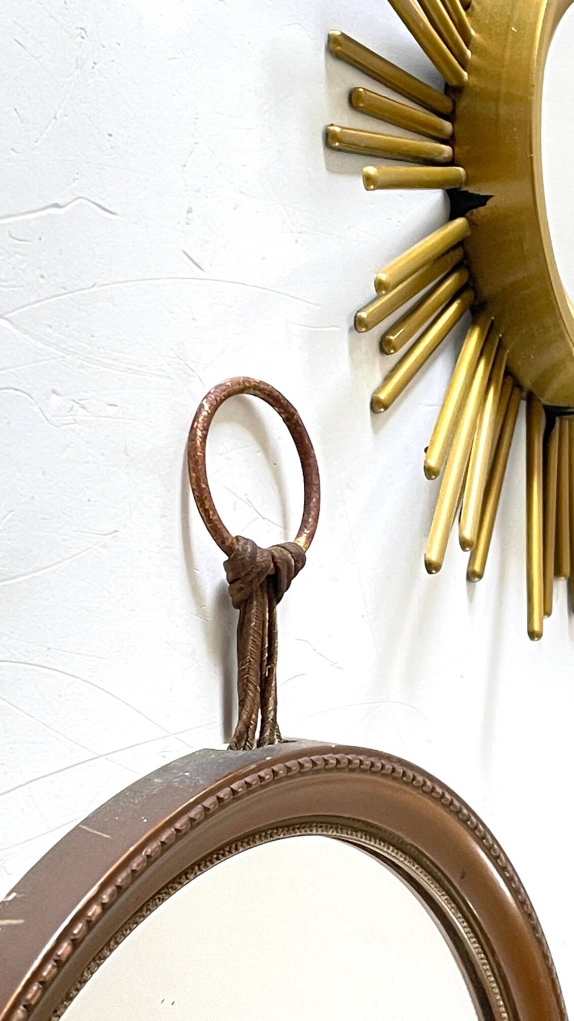 Vintage Gold Sun Mirrors