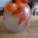 Ball vase signed Legras