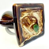 Art Nouveau vase in earthenware