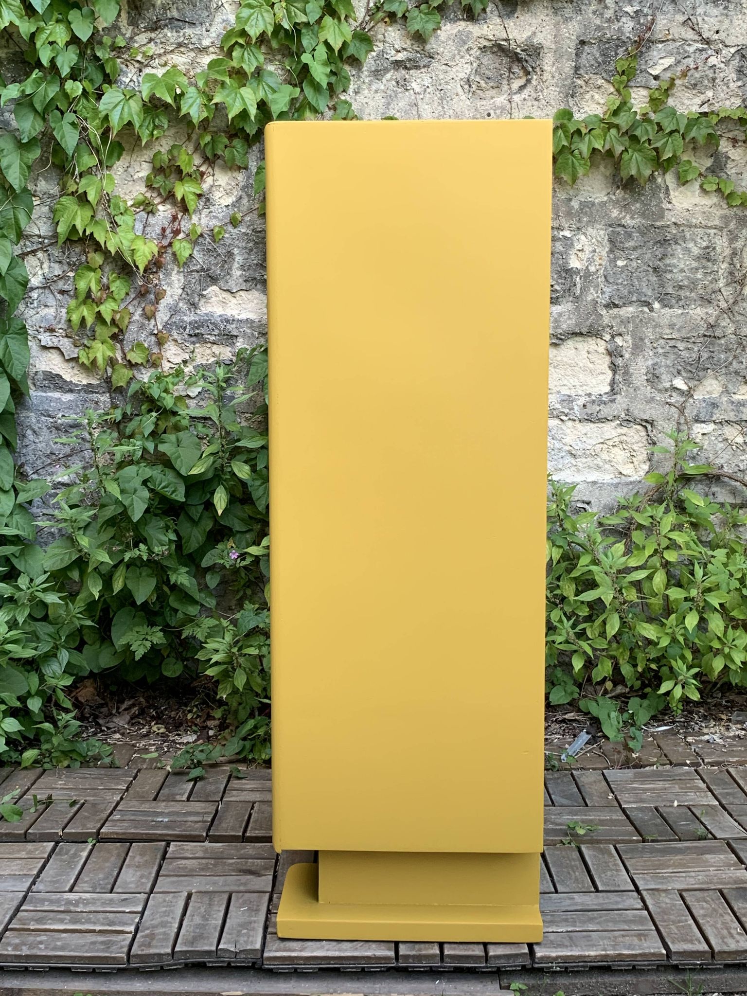 Ochre yellow Art Deco chest of drawers