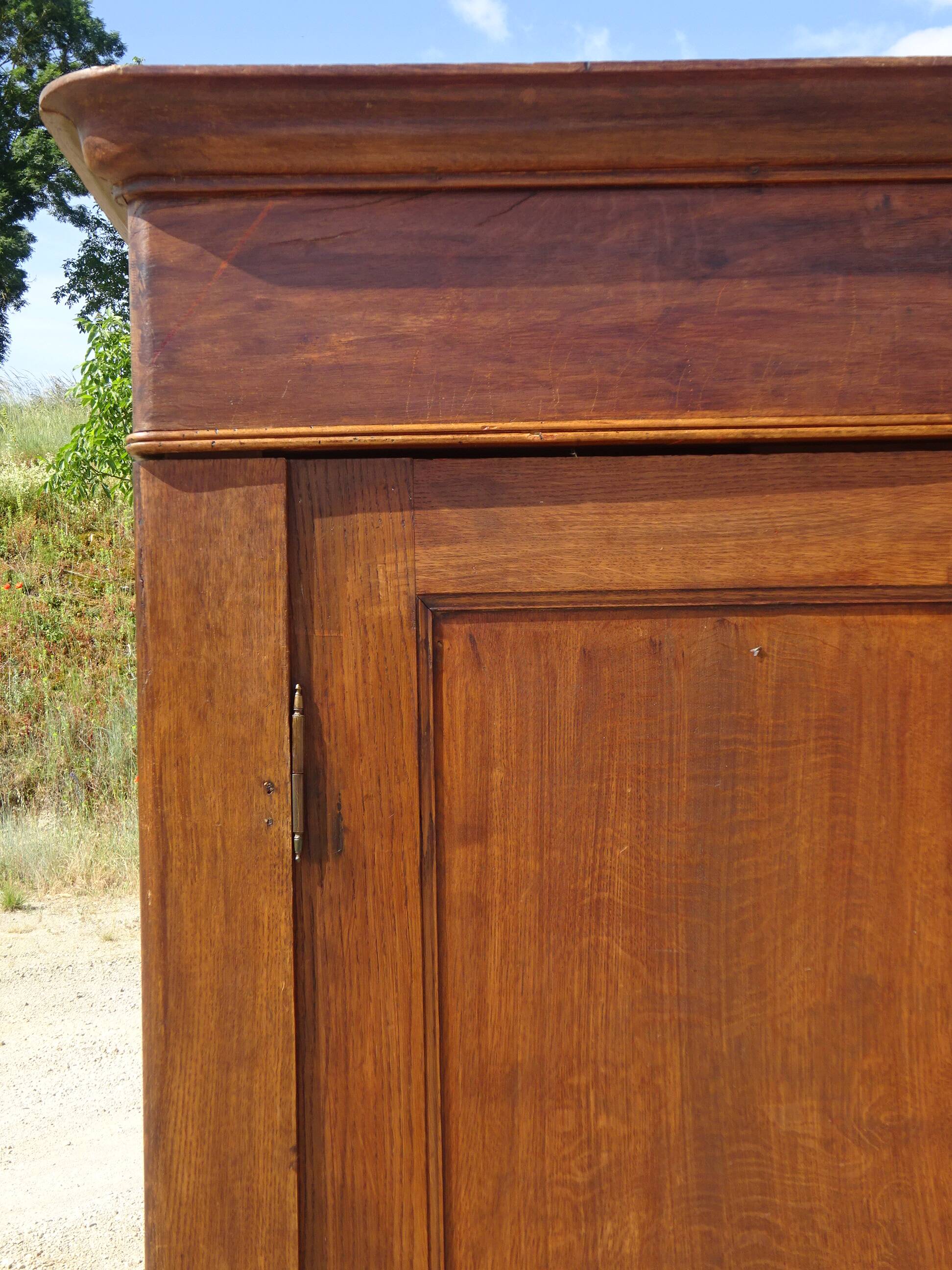 Large Parisian wardrobe in solid oak