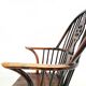 Antique 19th Century Thames Valley Wheel Back Windsor Armchair