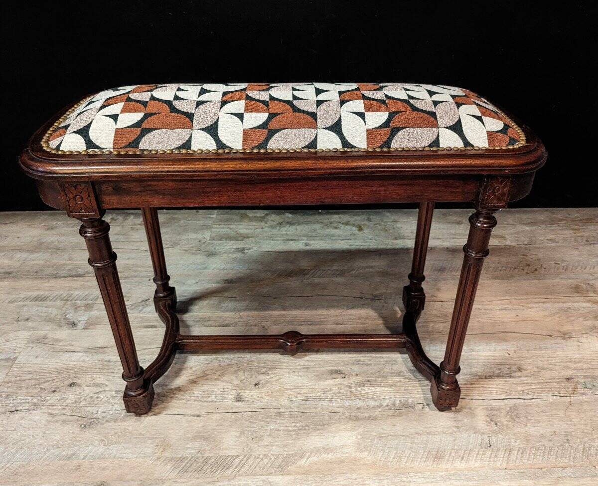 Two-Seater Louis XVI Piano Bench