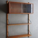 Unité murale danoise du milieu du siècle par Poul Cadovius pour Cado, années 1960