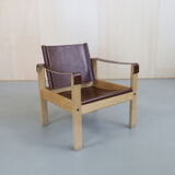 Vintage Lounge Set Leather Escriba Brazil