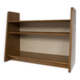 1950 solid oak wall shelf with invisible fixings