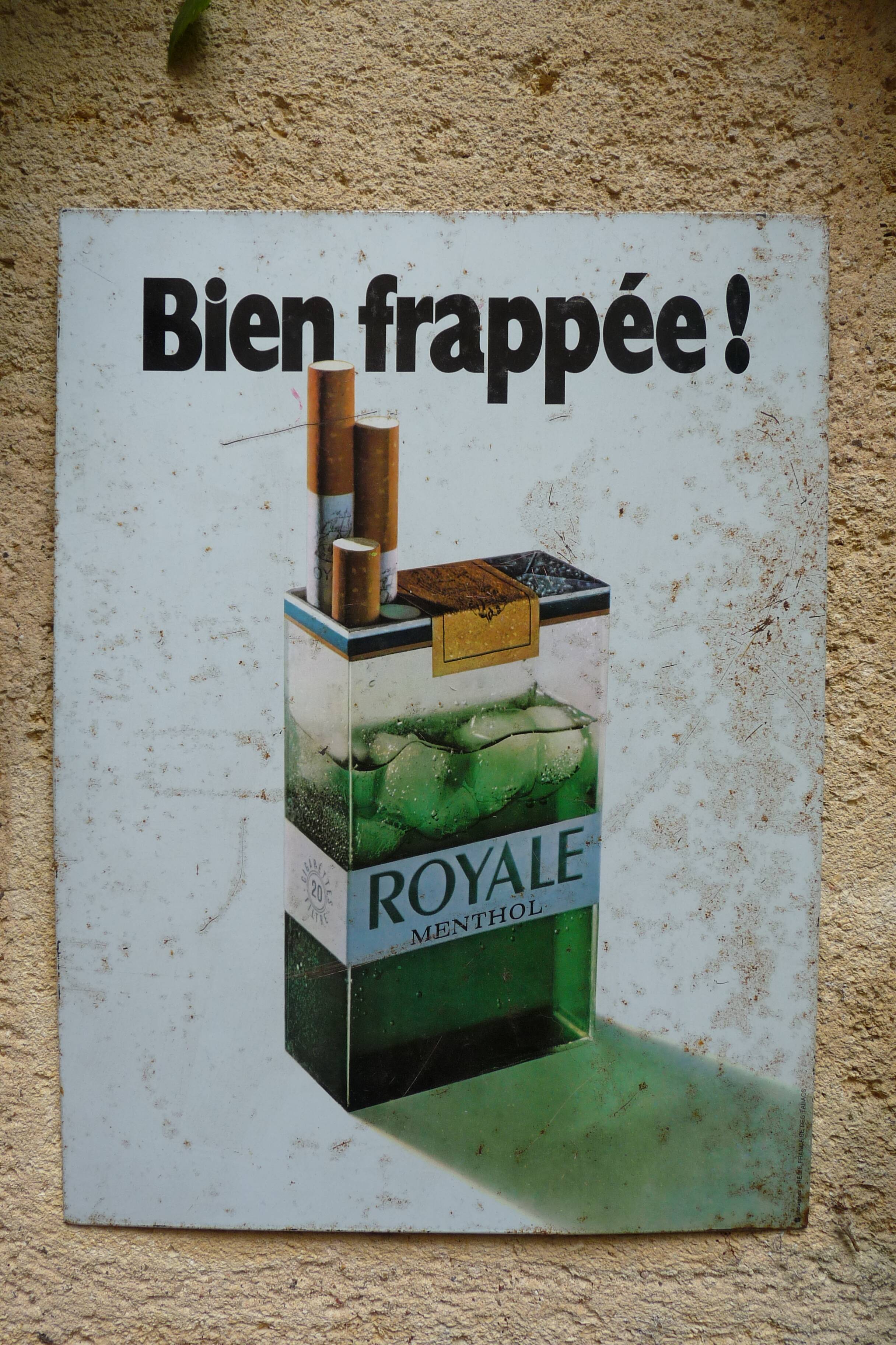 Royal Menthol Advertisement 1970