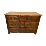 18th style chest of drawers in walnut